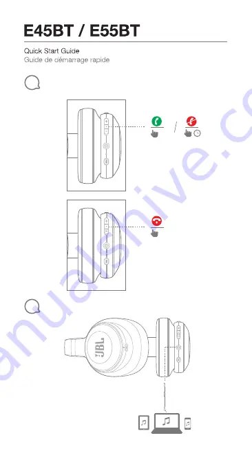 Harman JBL E45BT Скачать руководство пользователя страница 9