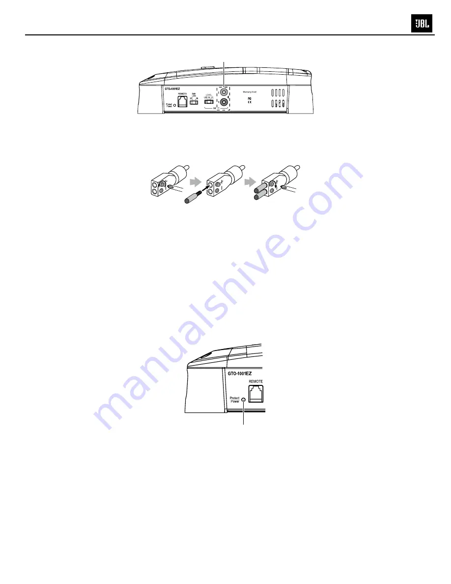 Harman JBL GTO-1001EZ Service Manual Download Page 5