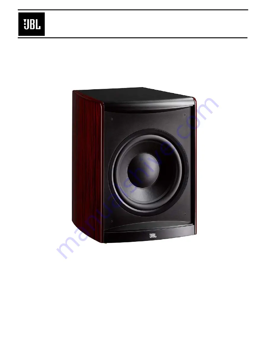 Harman JBL LS 120 P Скачать руководство пользователя страница 1