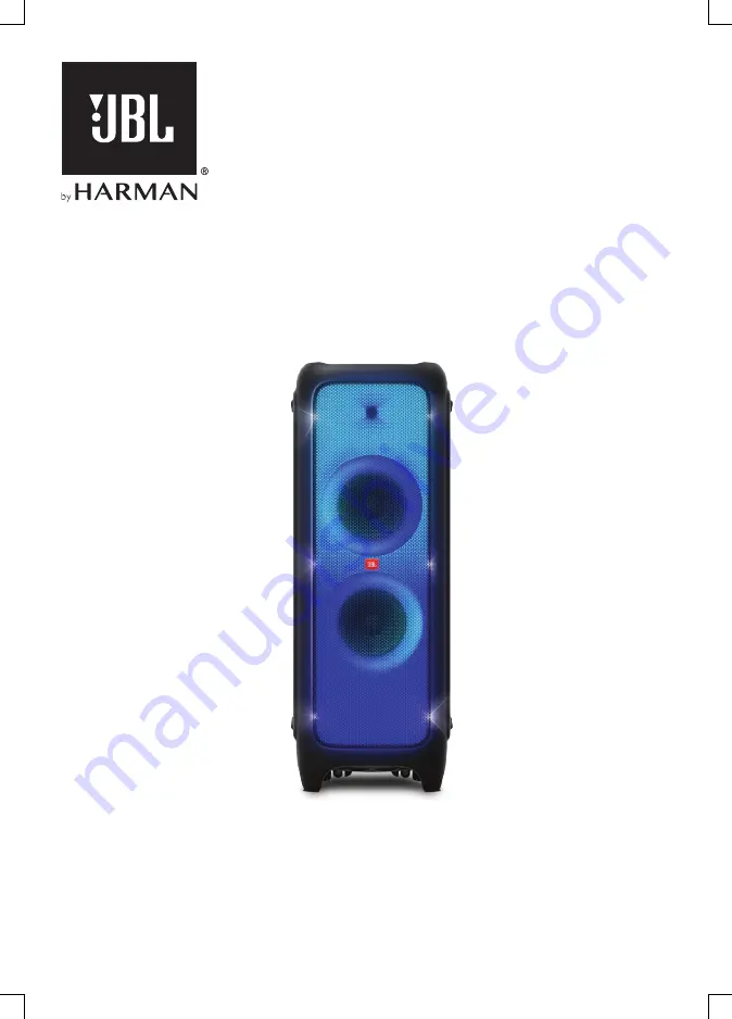 Harman JBL PARTYBOX 1000 Скачать руководство пользователя страница 1