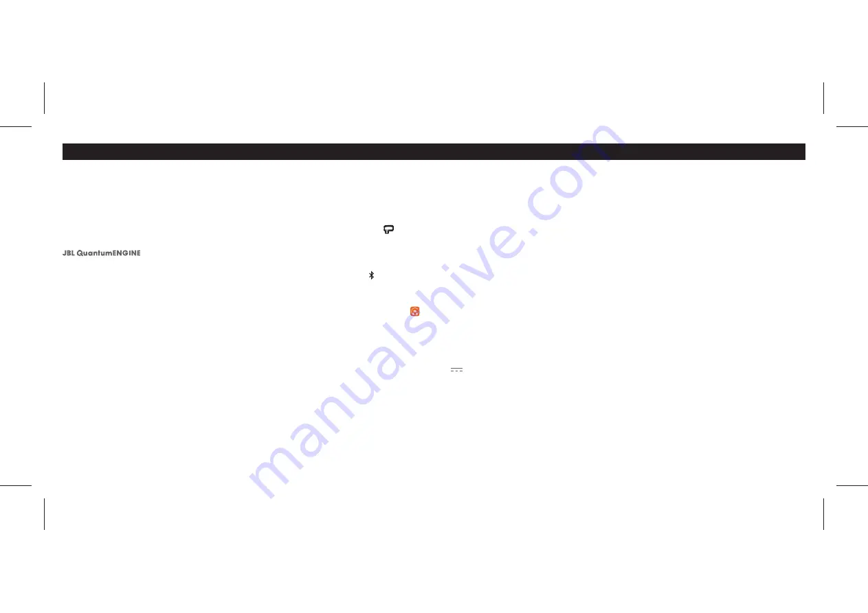 Harman JBL QUANTUM TWS Quick Start Manual Download Page 34