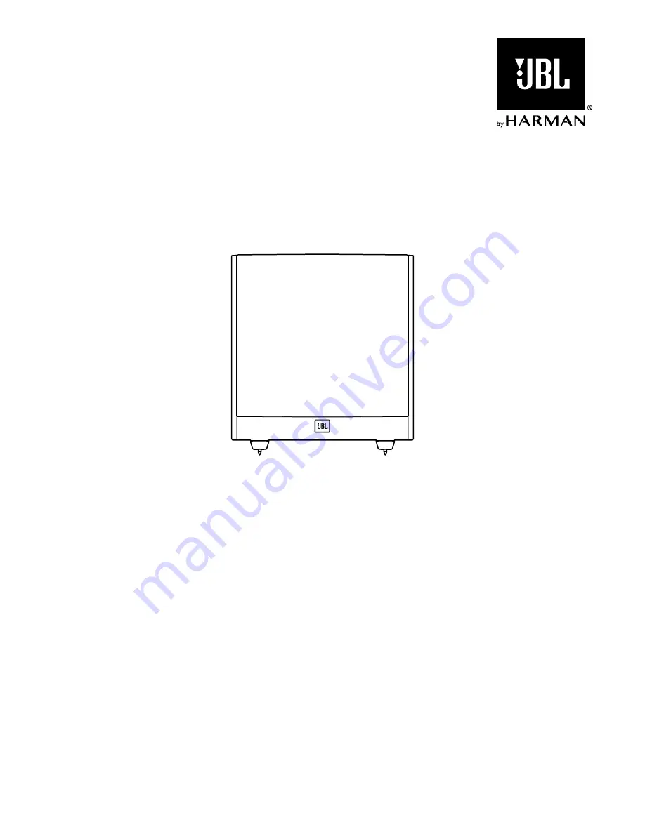 Harman JBL STAGE A100P Owner'S Manual Download Page 91