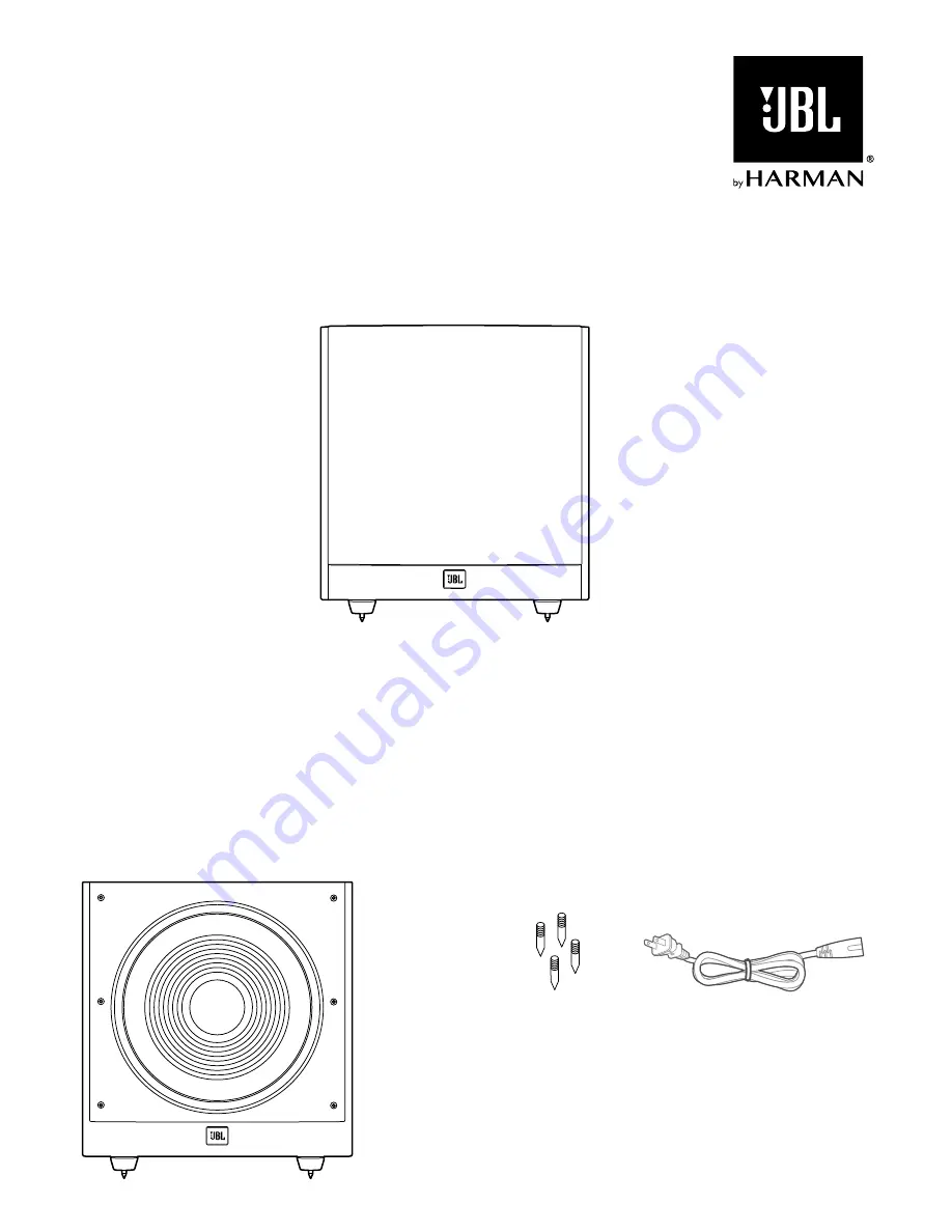 Harman JBL STAGE A100P Owner'S Manual Download Page 111