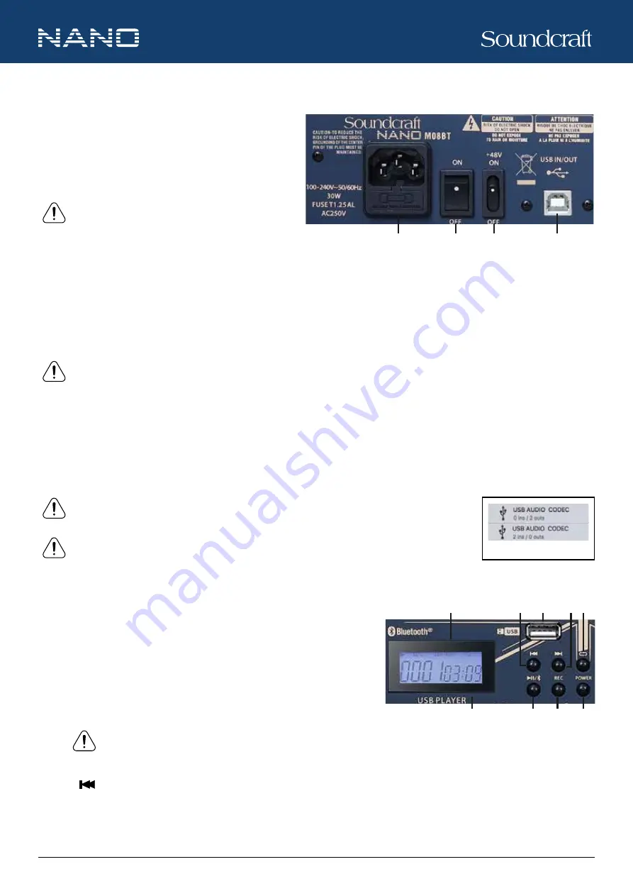 Harman Soundcraft M08BT Скачать руководство пользователя страница 13