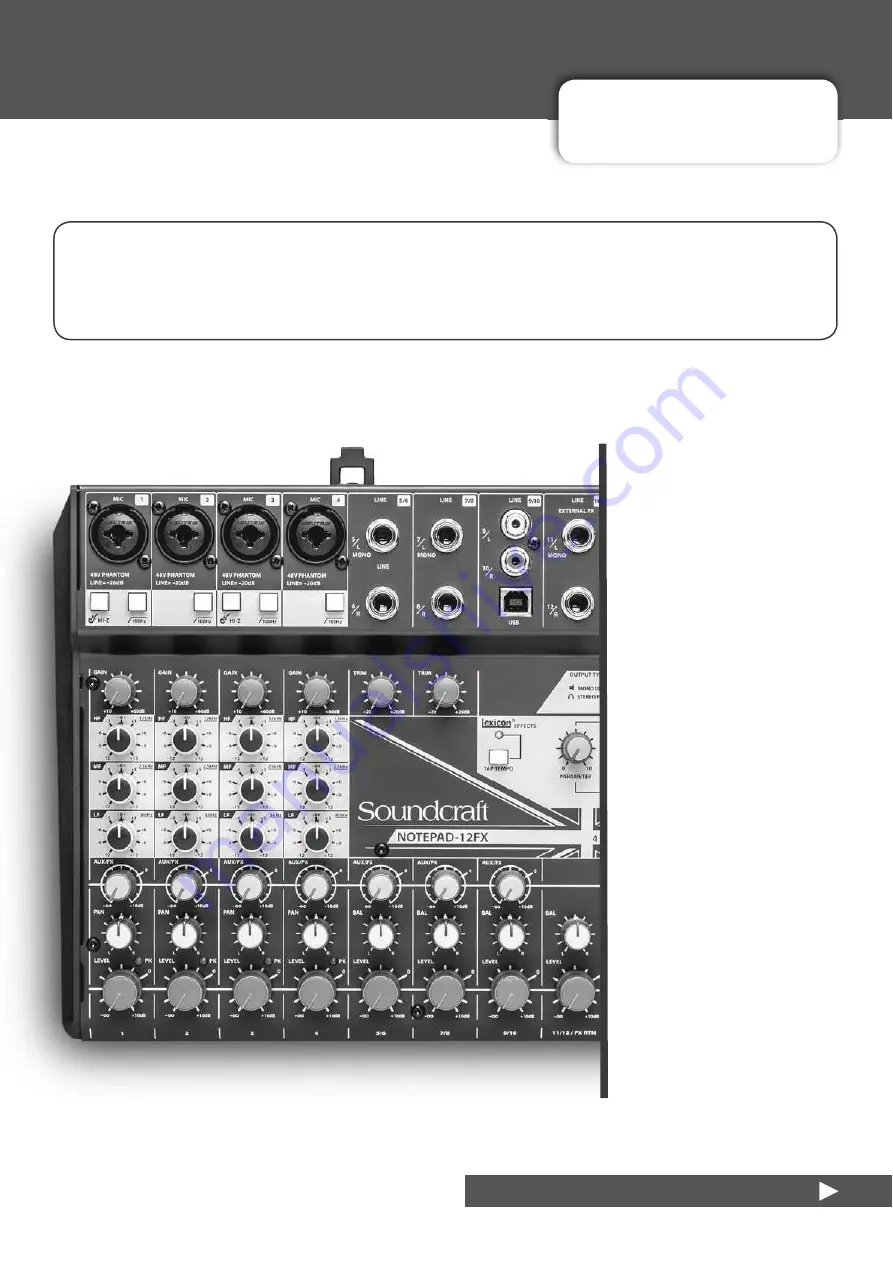 Harman Soundcraft Notepad 5 User Manual Download Page 25