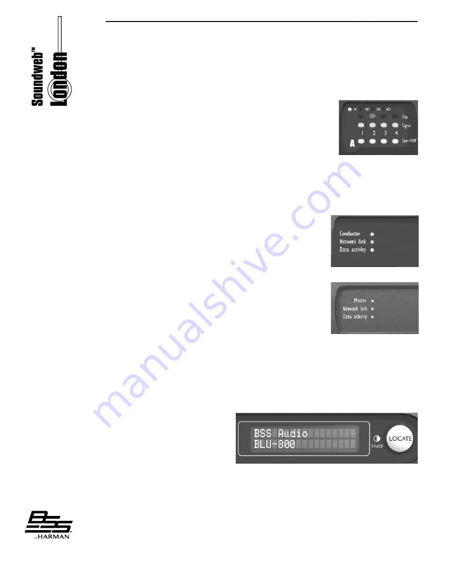 Harman Soundweb London BSS BLU-120 Installation Manual Download Page 8