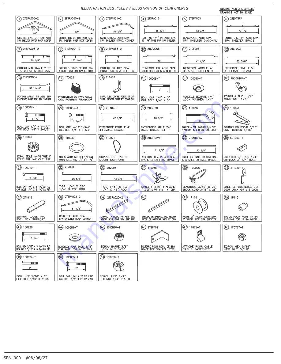 Harnois ABRI SPA Assembly Instructions Manual Download Page 10