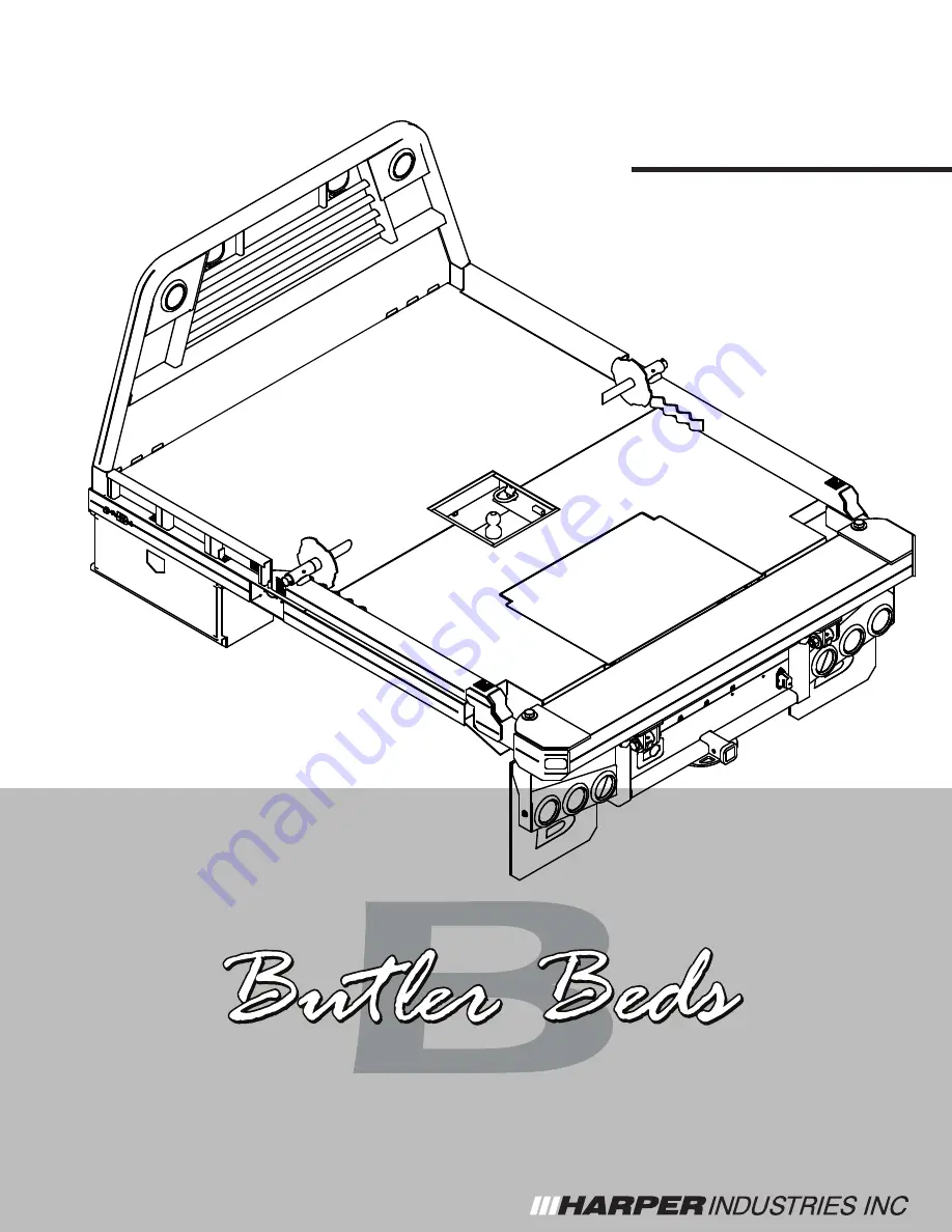 Harper Butler Arm Bed A84X84 Скачать руководство пользователя страница 1