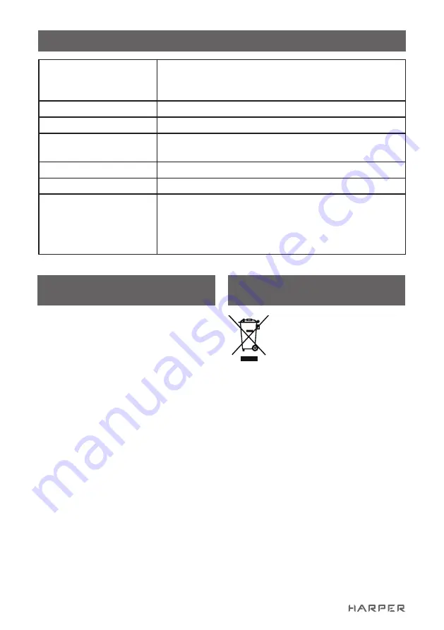 Harper HB-413 Instruction Manual Download Page 12