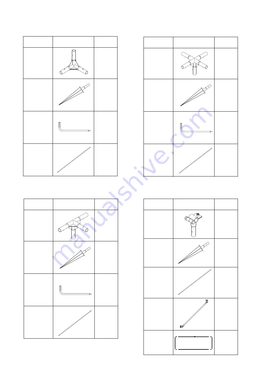 Harrier Walk-In Fruit & Veg Garden Cage Assembly Instructions Manual Download Page 3