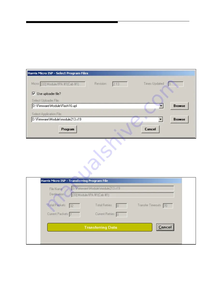 Harris CZ1000F Commissioning Manual Download Page 160