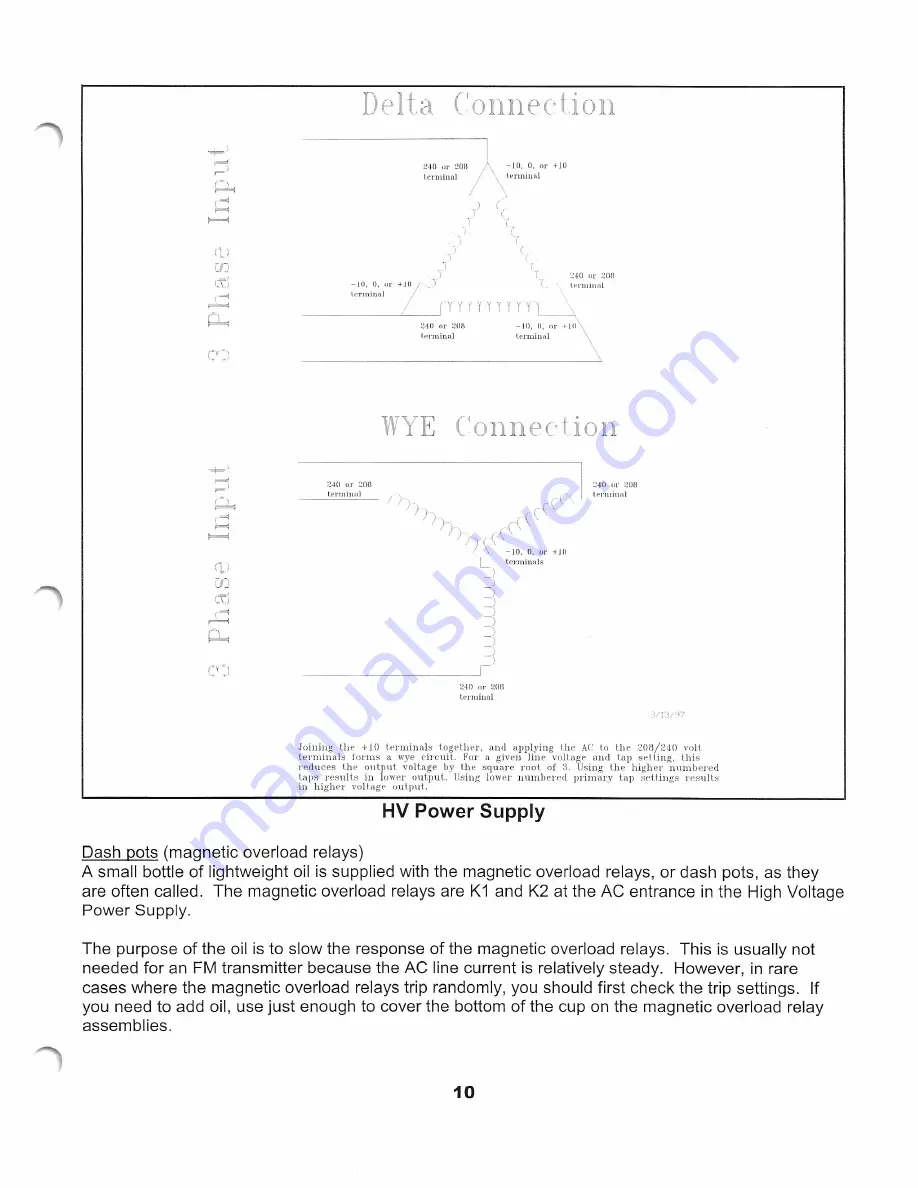 Harris FM-25K Service Information Supplement Download Page 10