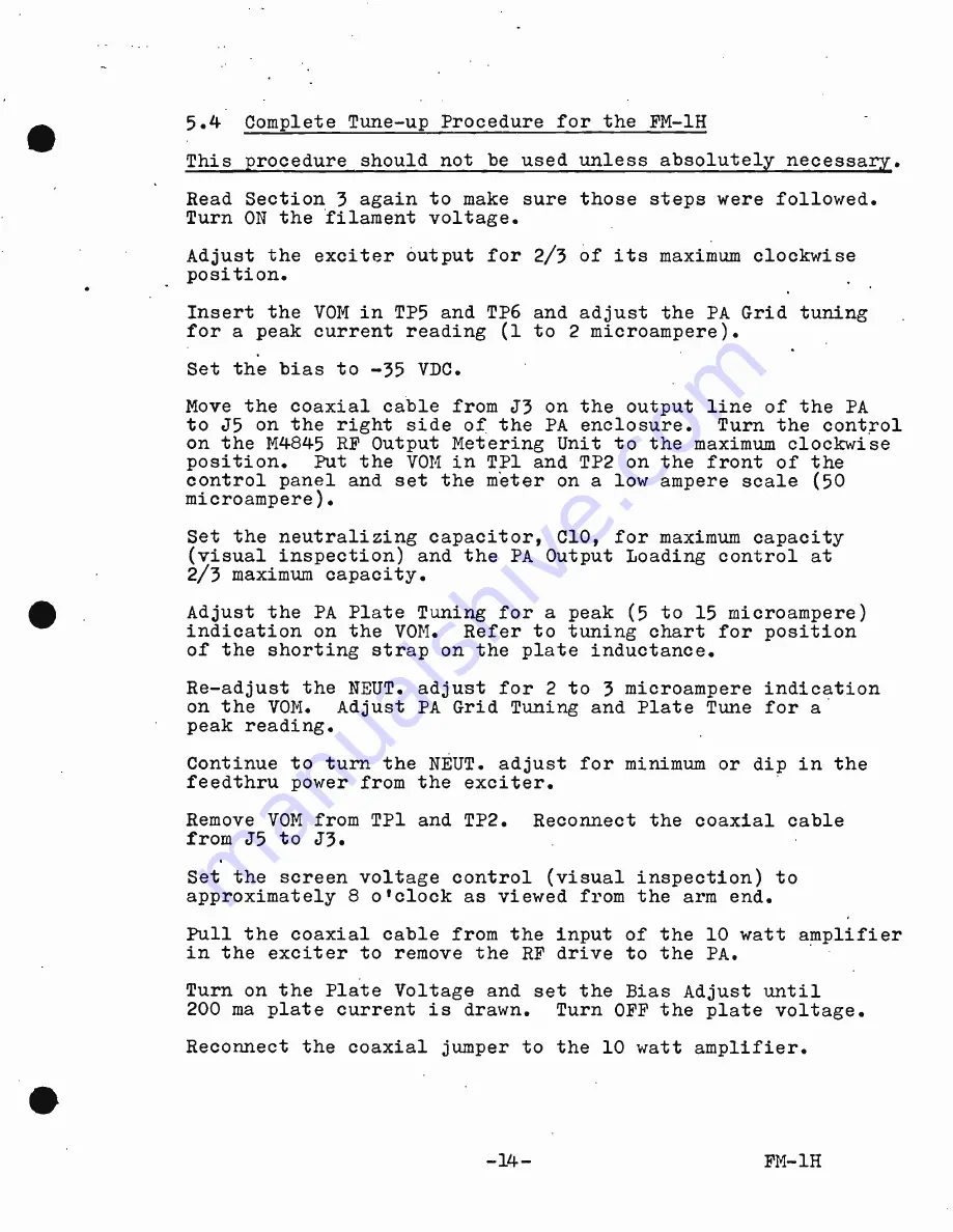 Harris GATES M-6573 Technical Manual Download Page 21