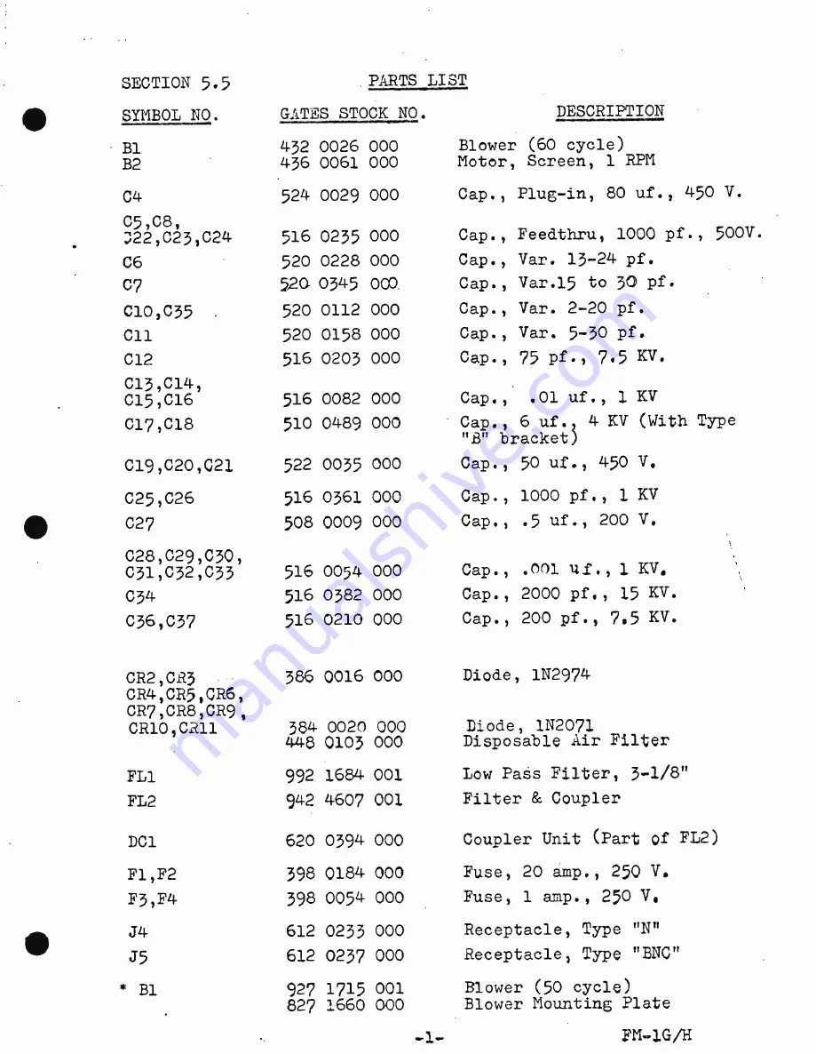 Harris GATES M-6573 Technical Manual Download Page 23