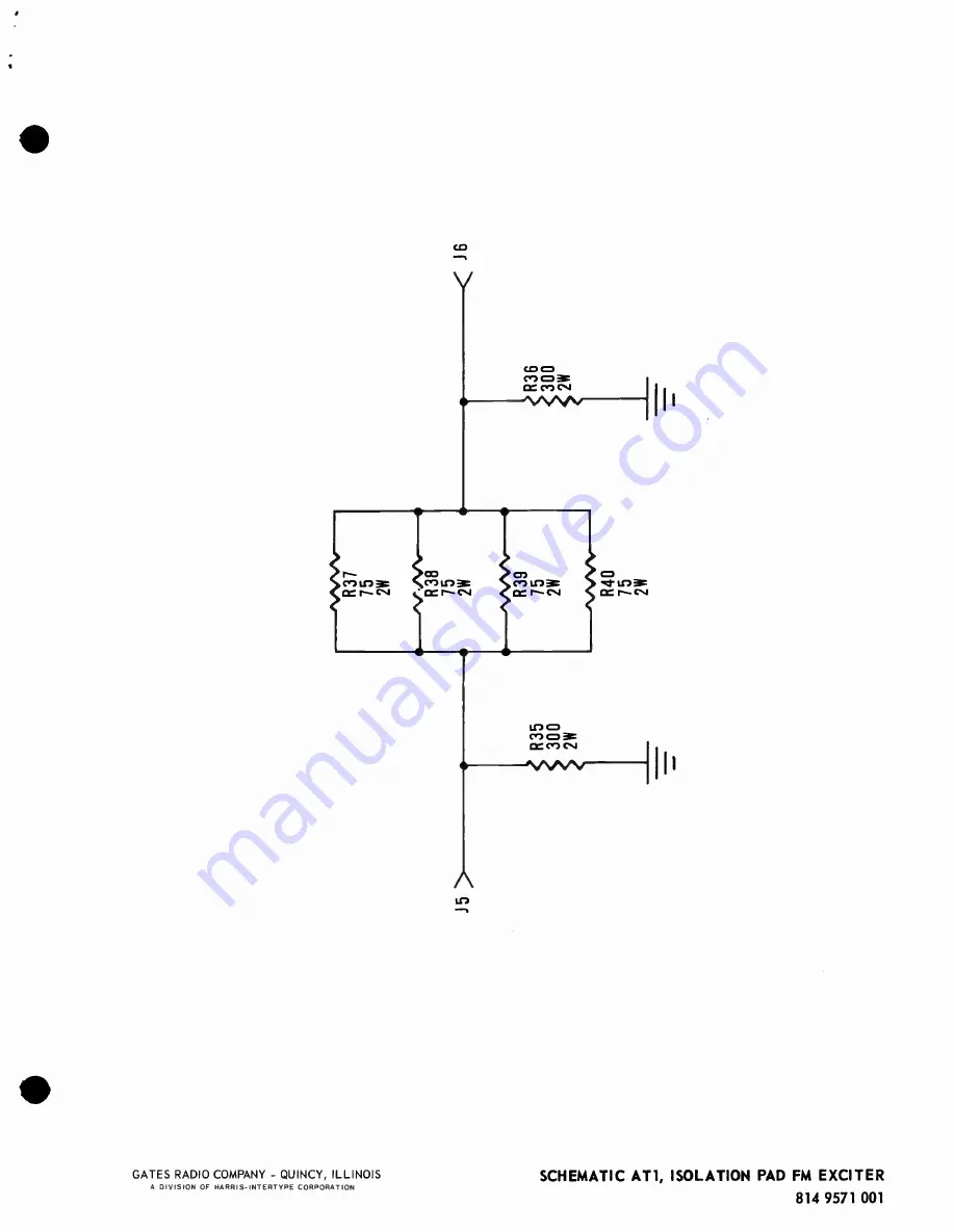 Harris GATES M-6573 Technical Manual Download Page 70