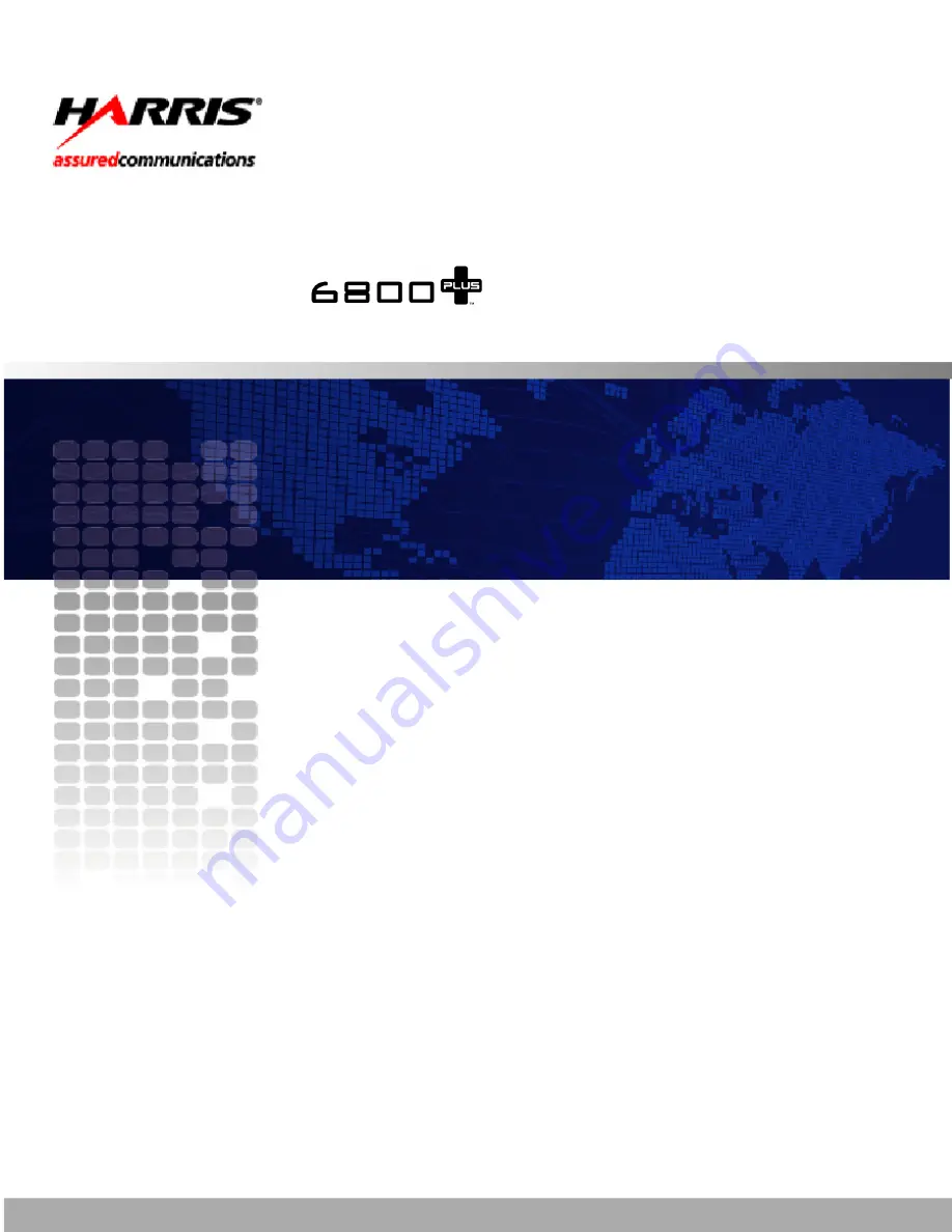 Harris HSD6800+ Installation And Operation Manual Download Page 1