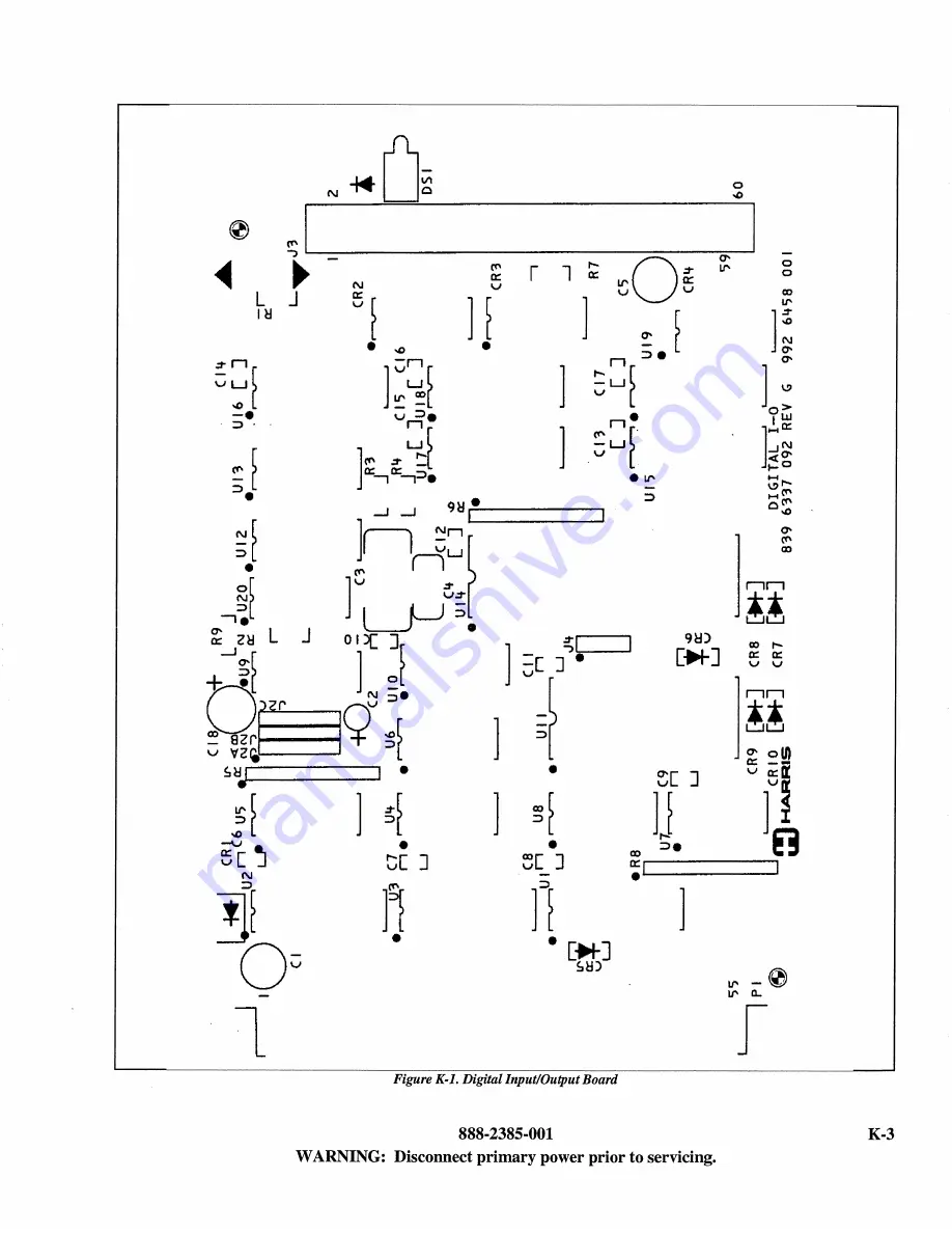 Harris HT 35CD Technical Manual Download Page 195