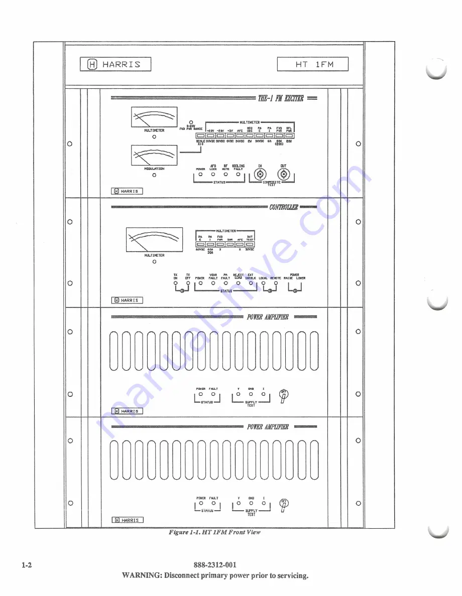 Harris HT250FM Скачать руководство пользователя страница 12