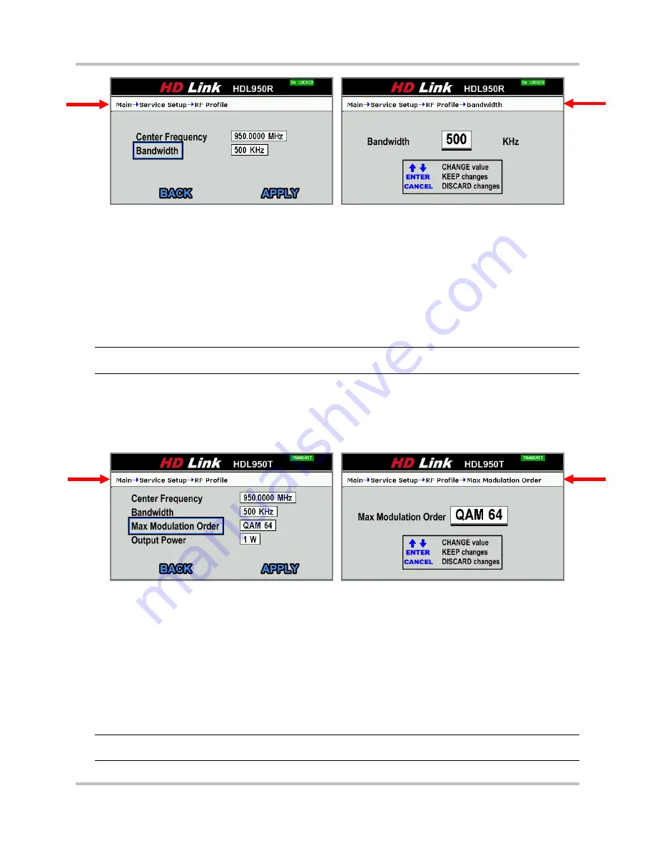 Harris Intraplex HD Link RF Installation & Operation Manual Download Page 72