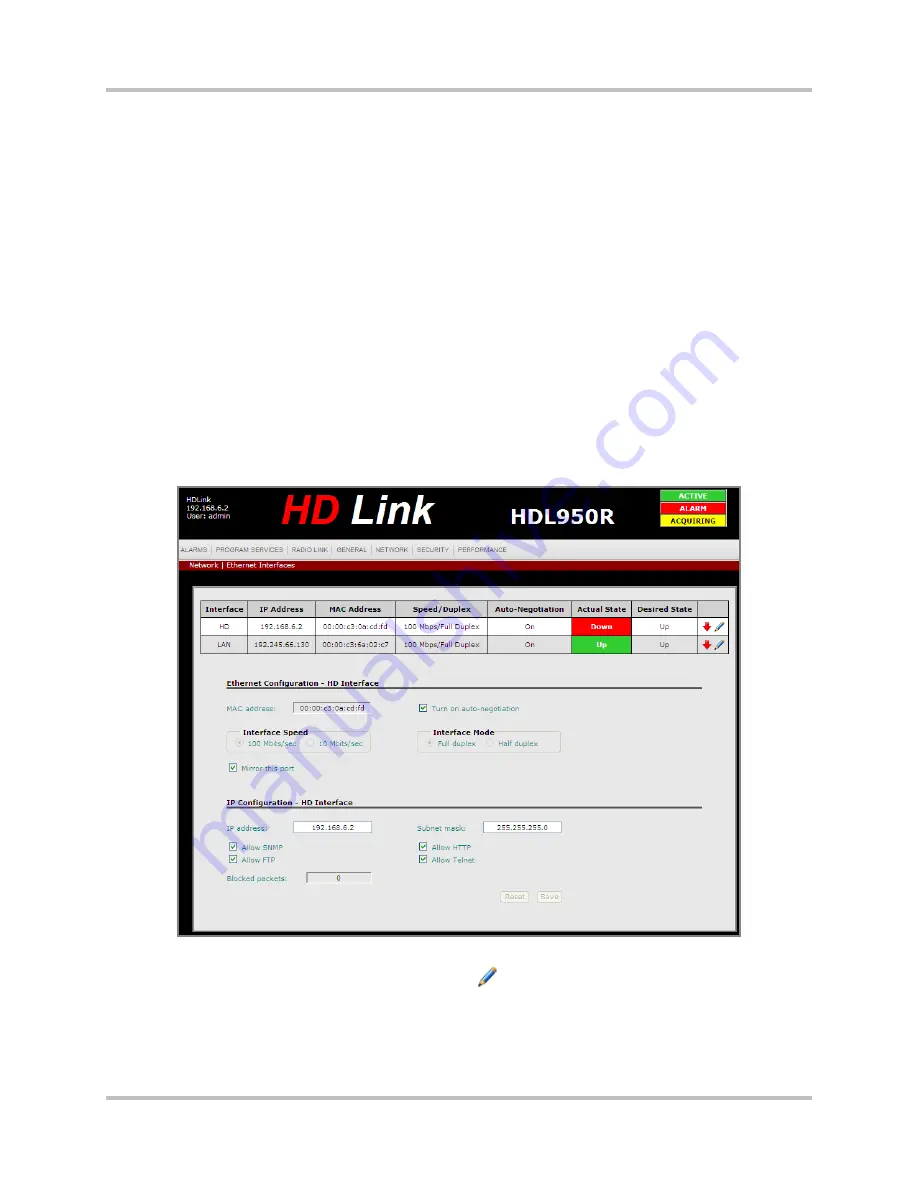 Harris Intraplex HD Link RF Installation & Operation Manual Download Page 157