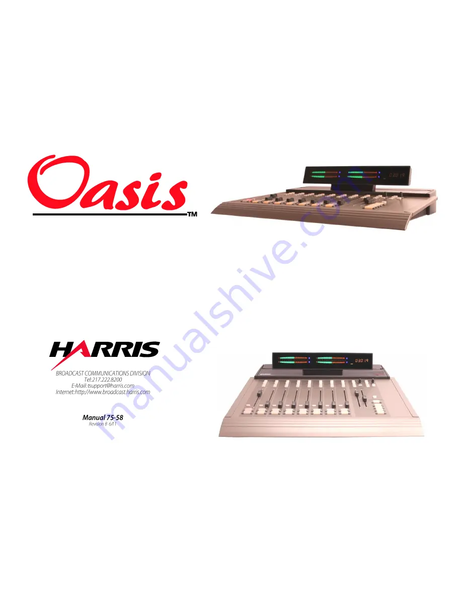 Harris PRE99-1500-08 Installation & User Manual Download Page 1