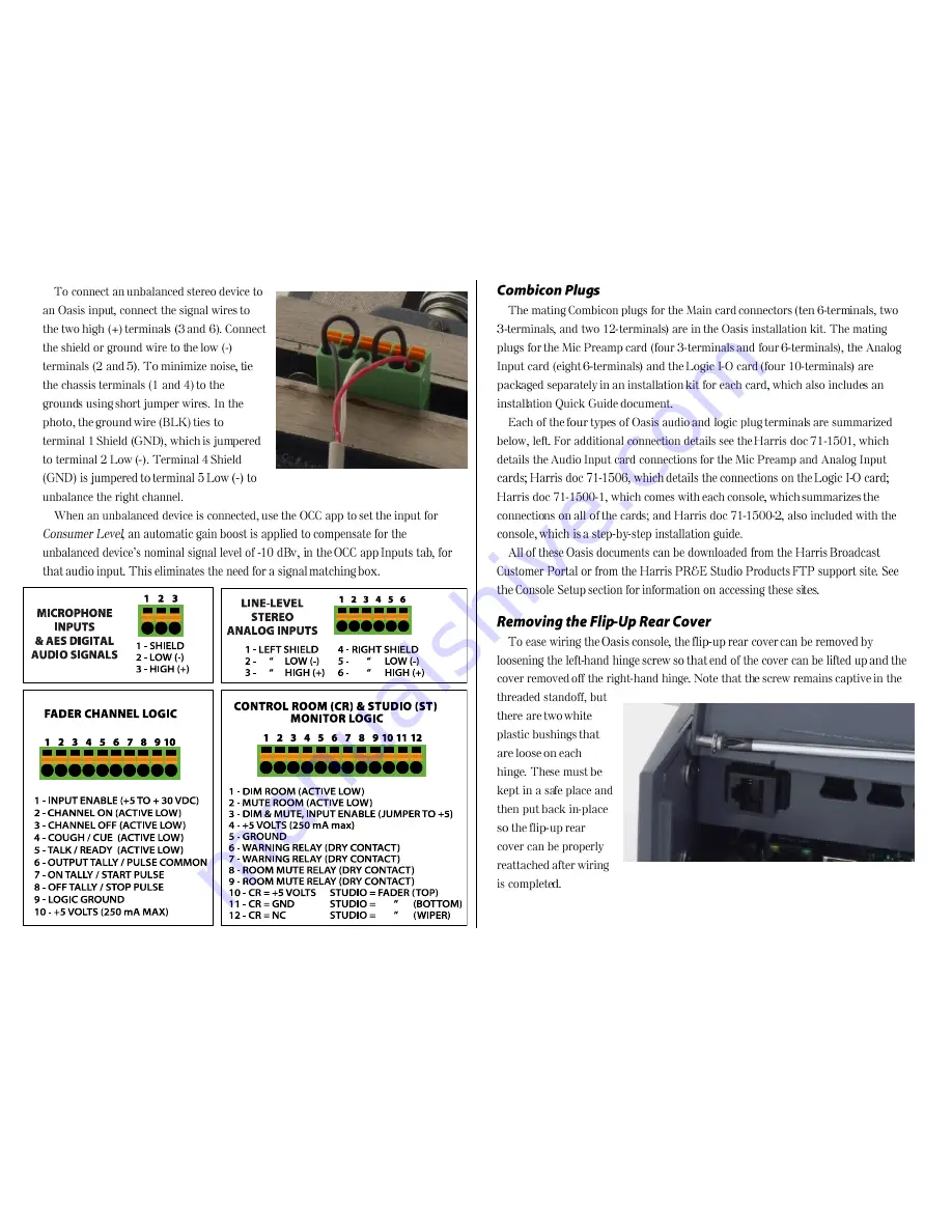 Harris PRE99-1500-08 Installation & User Manual Download Page 12