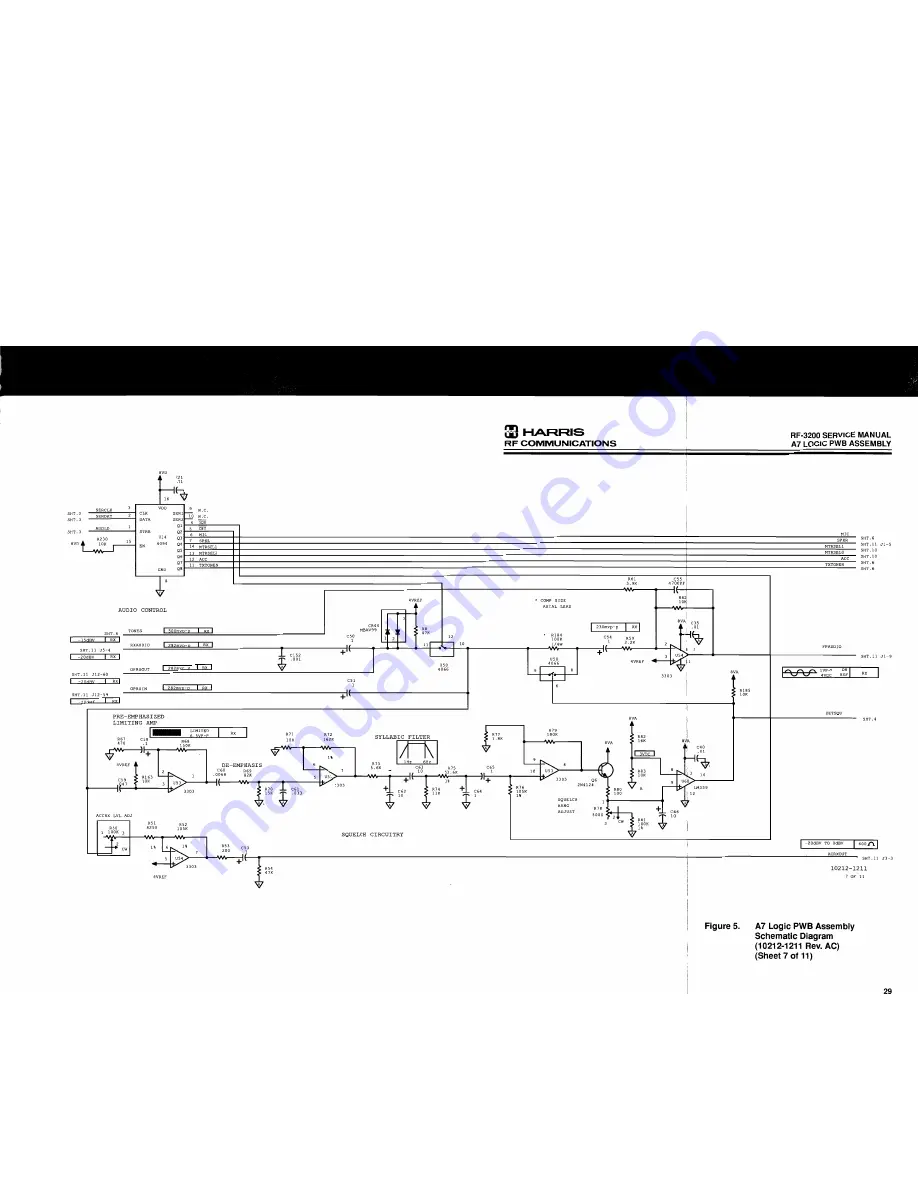 Harris RF-3200 Service Manual Download Page 166