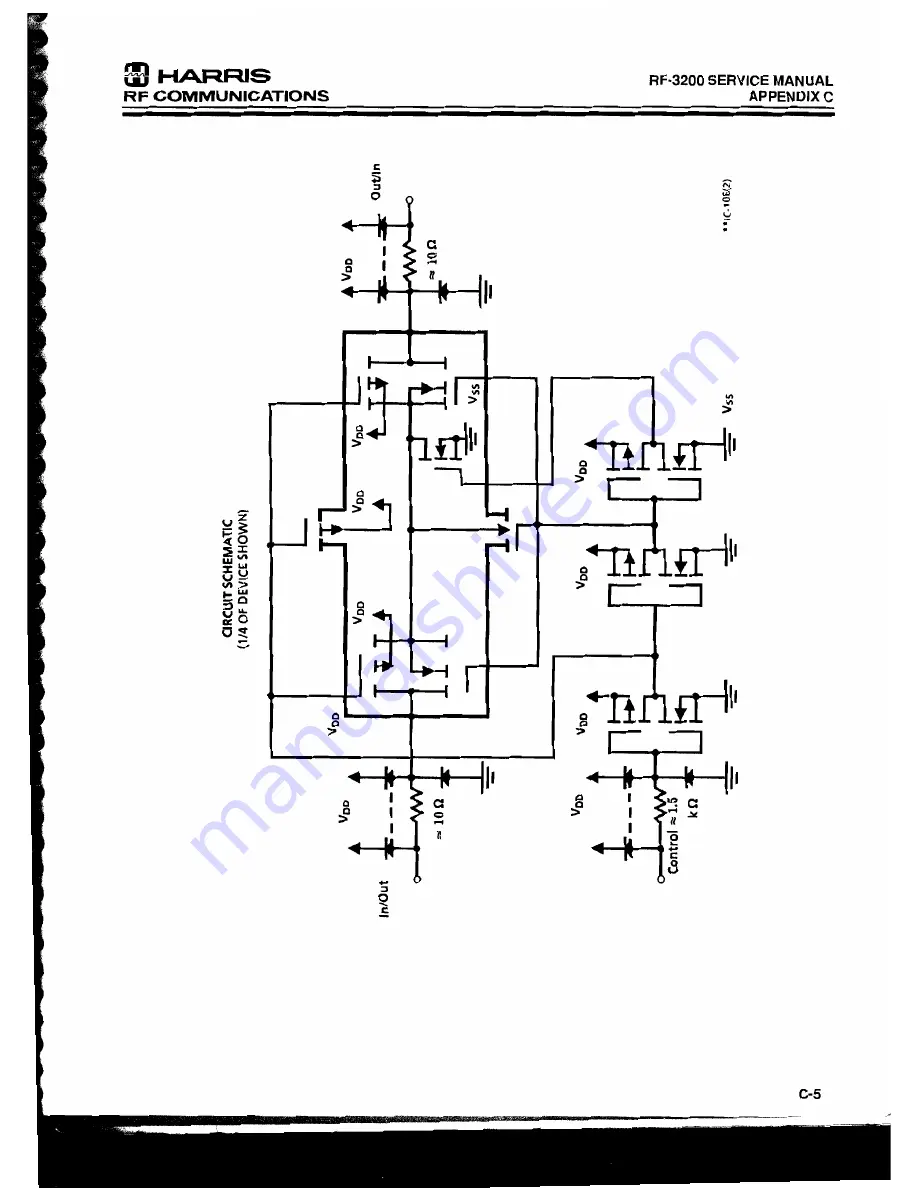 Harris RF-3200 Service Manual Download Page 211