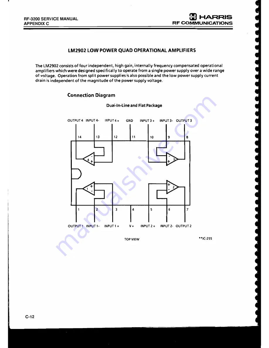 Harris RF-3200 Service Manual Download Page 218