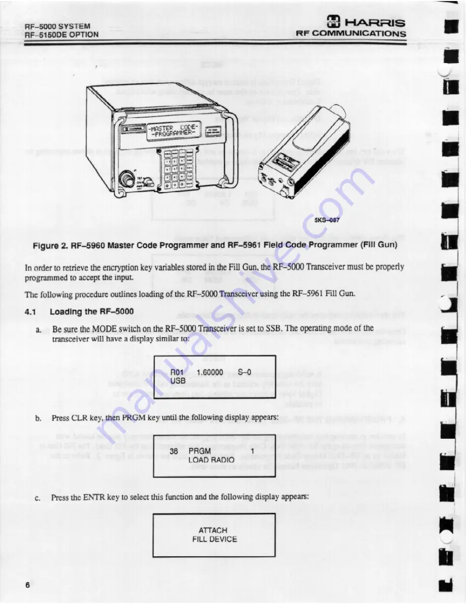 Harris RF-5000 Скачать руководство пользователя страница 7