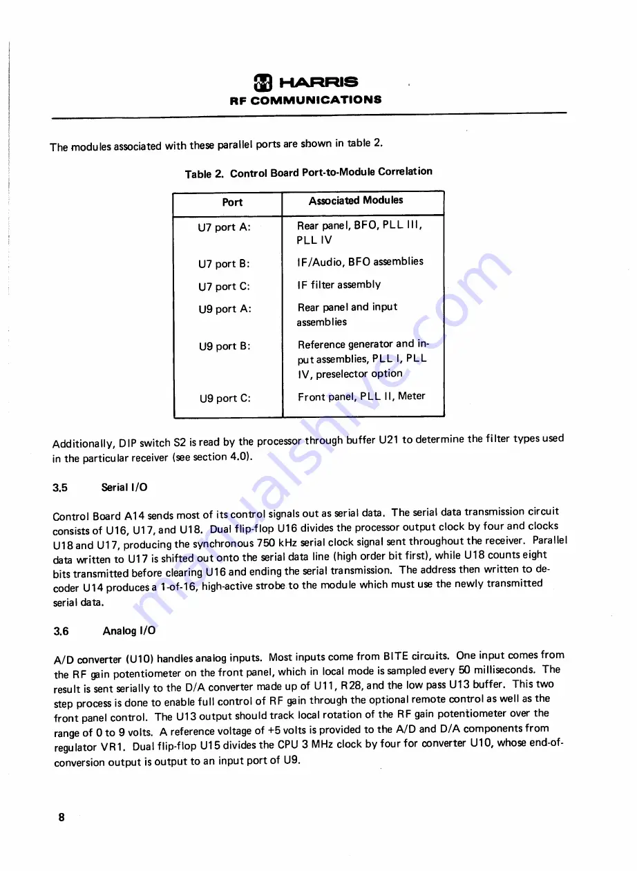 Harris RF-590 Instruction Manual Download Page 403