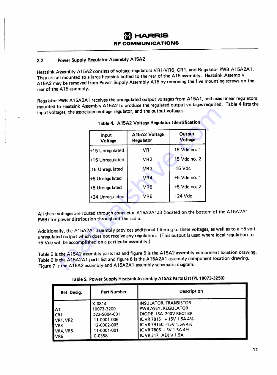 Harris RF-590 Instruction Manual Download Page 432