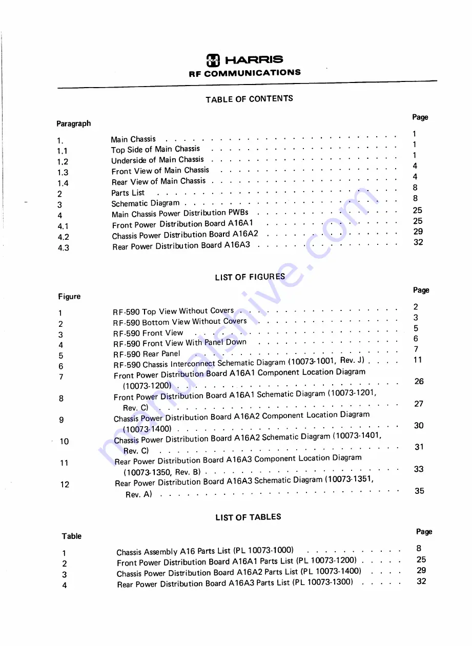 Harris RF-590 Instruction Manual Download Page 442