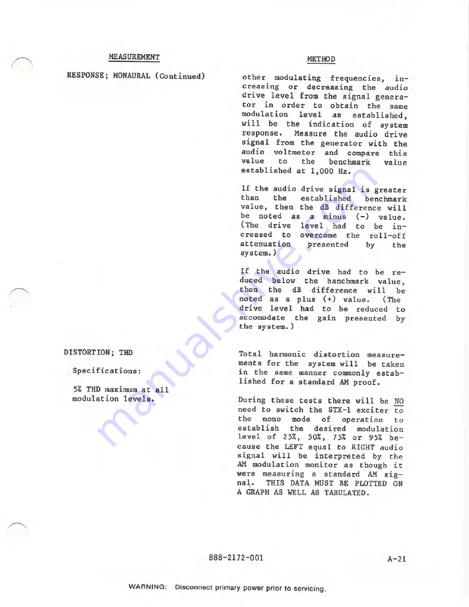 Harris STM-1 Technical Manual Download Page 92