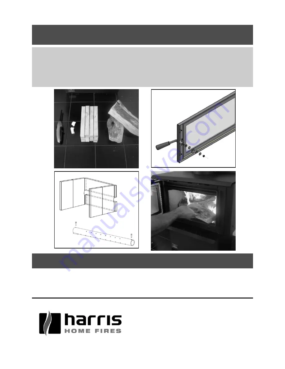 Harris Woodsman SolidFuel Burners Operating Instructions And Maintenance Manual Download Page 1