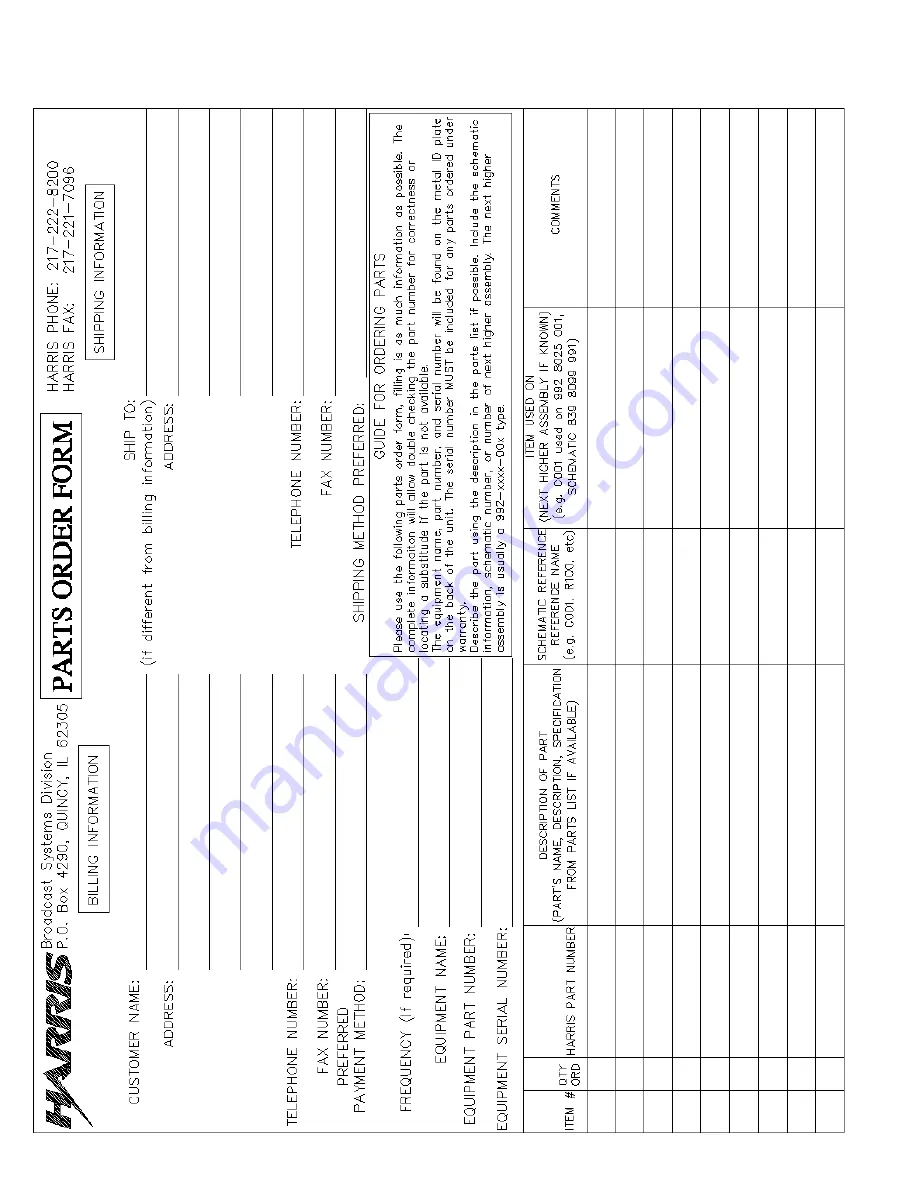 Harris Z3-48HD+ Technical Manual Download Page 6