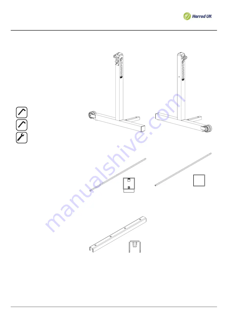 Harrod UK Wheelaway TEN-109 Assembly Instructions Manual Download Page 2