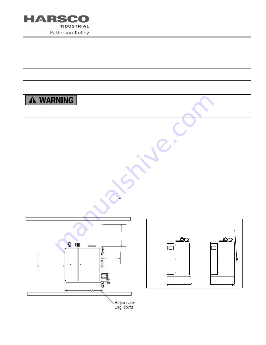 Harsco Industrial MACH C1500GG Installation & Owner'S Manual Download Page 9