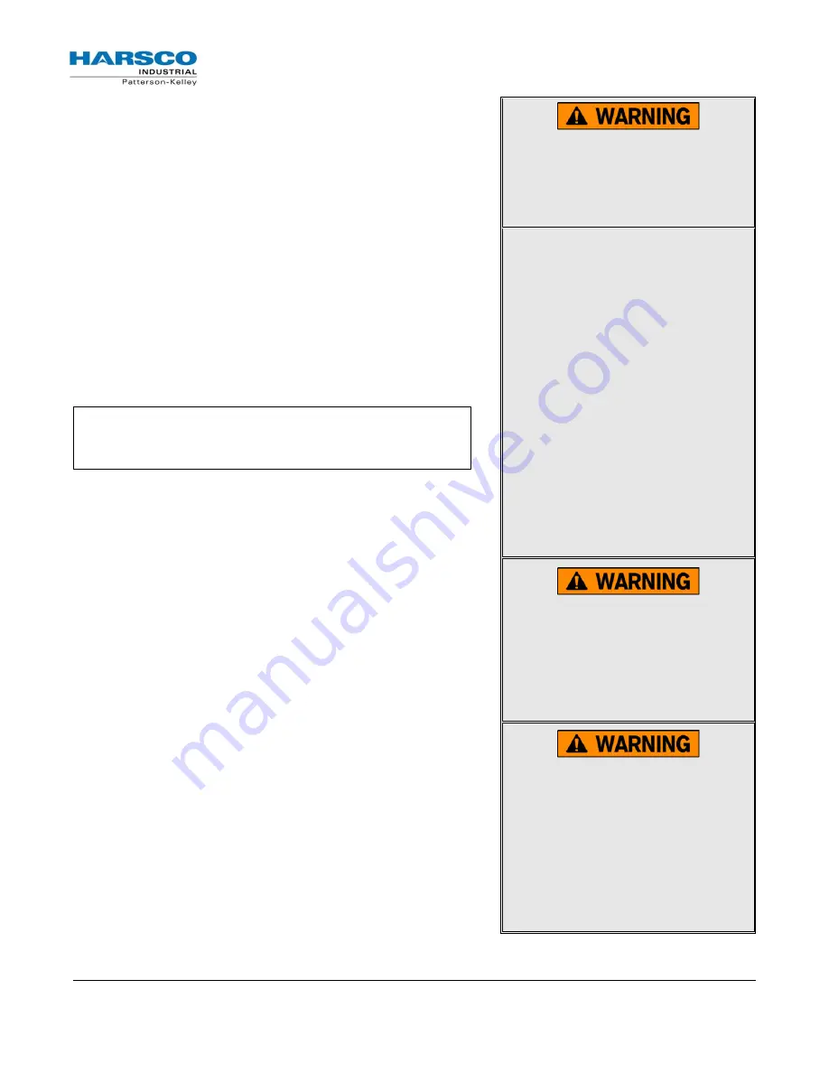 Harsco Industrial SC-1500 Installation & Owner'S Manual Download Page 9