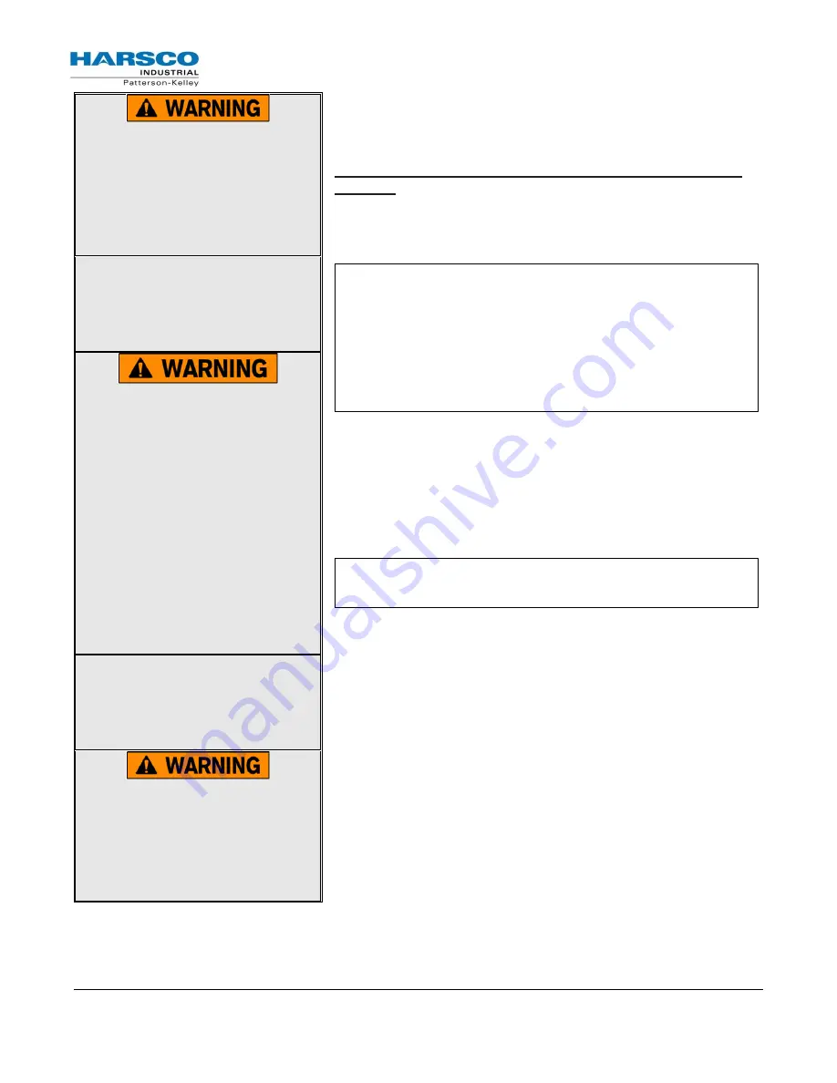 Harsco Industrial SC-1500 Installation & Owner'S Manual Download Page 11