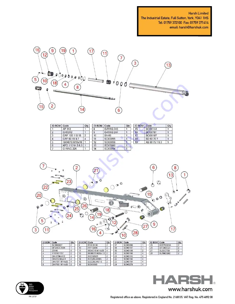 Harsh RL-J100 Spare Parts & Maintenance Manual Download Page 4