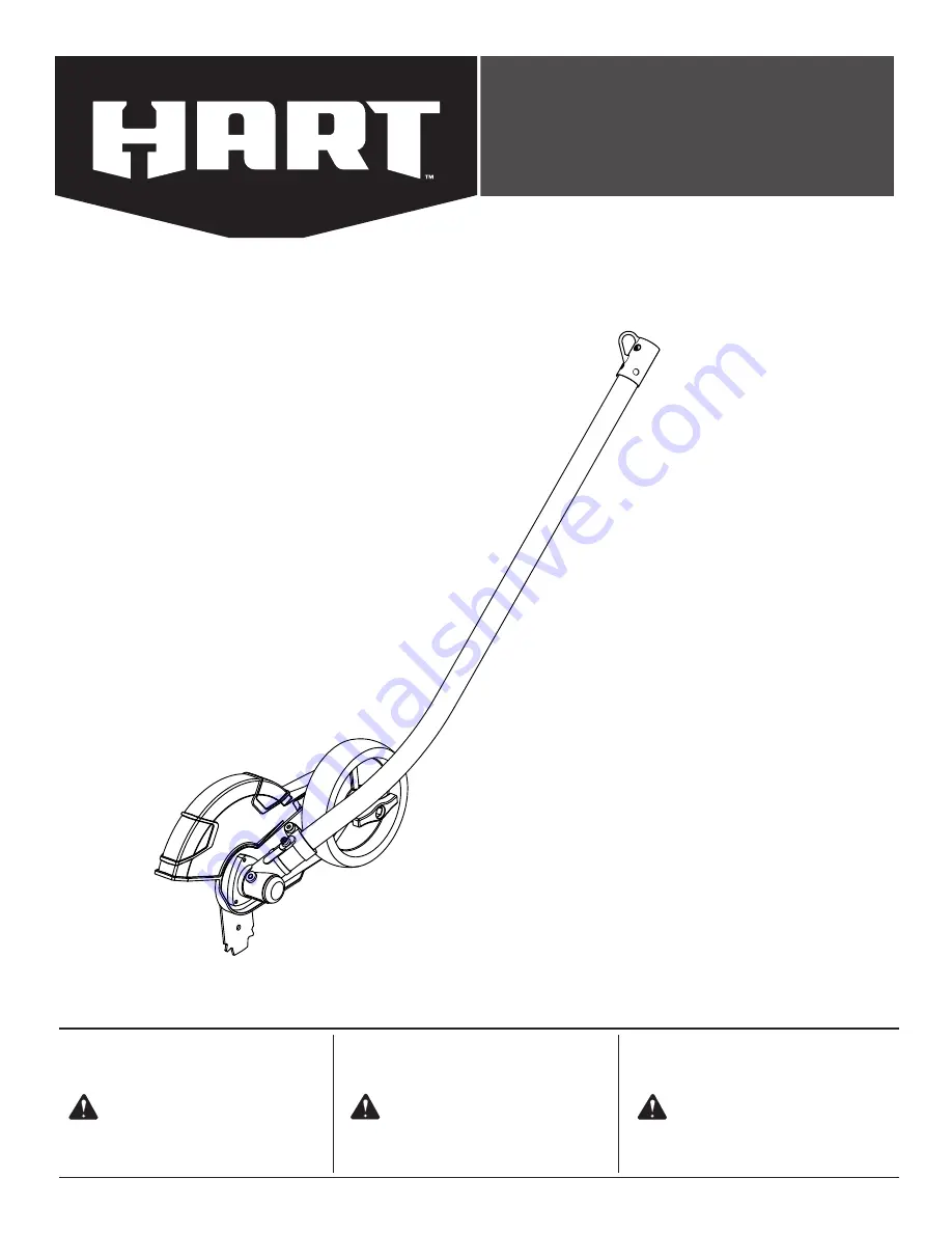 HART HTEDG Operator'S Manual Download Page 1