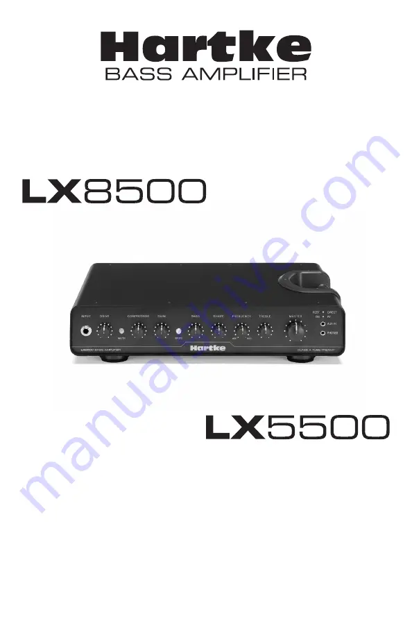 Hartke LX5500 Owner'S Manual Download Page 1