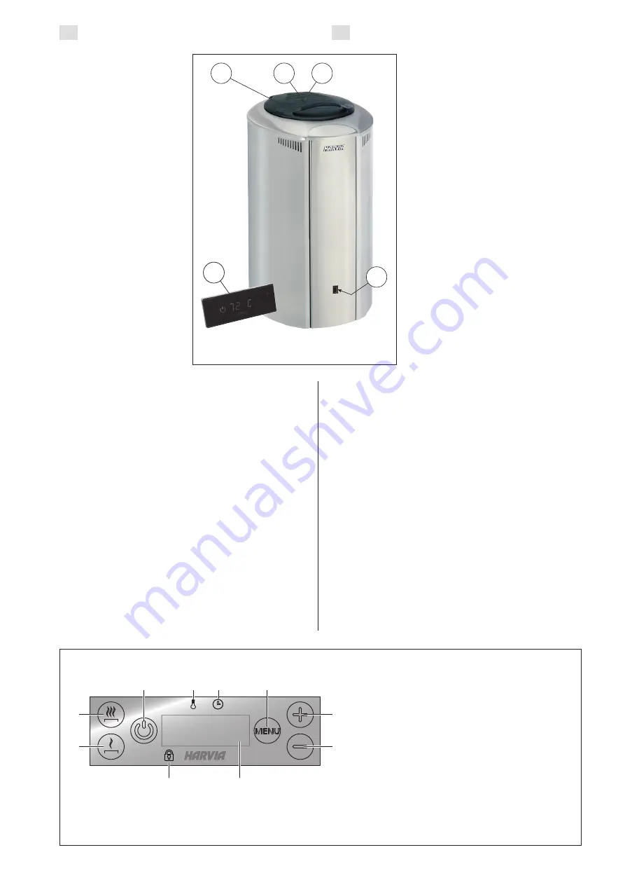 Harvia AFB4 Instructions For Installation And Use Manual Download Page 7