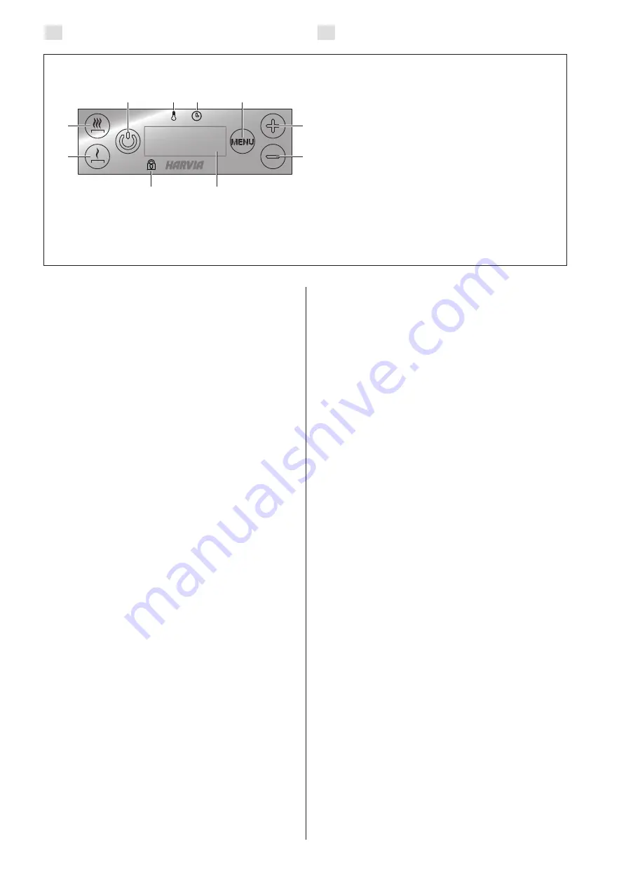 Harvia AFB4 Instructions For Installation And Use Manual Download Page 24