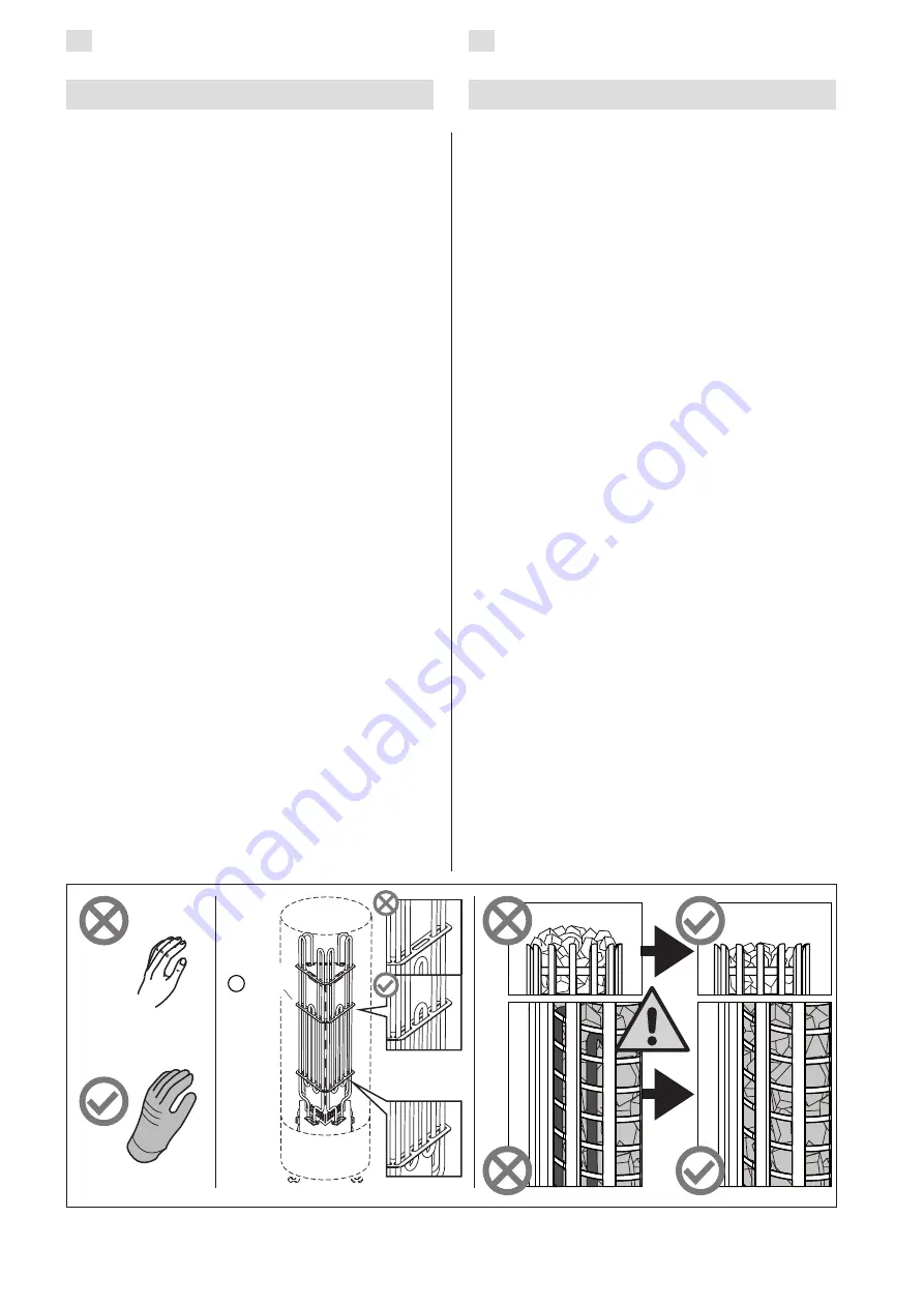 Harvia HTRT904XE Instructions For Installation And Use Manual Download Page 22