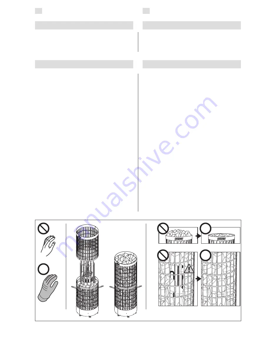 Harvia PC100E/135E Instructions For Installation And Use Manual Download Page 5