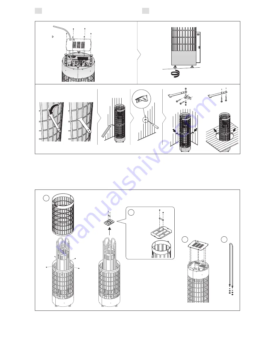 Harvia PC100E/135E Instructions For Installation And Use Manual Download Page 15