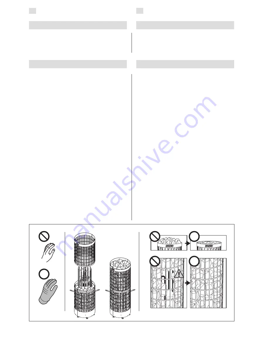 Harvia PC100E/135E Instructions For Installation And Use Manual Download Page 28