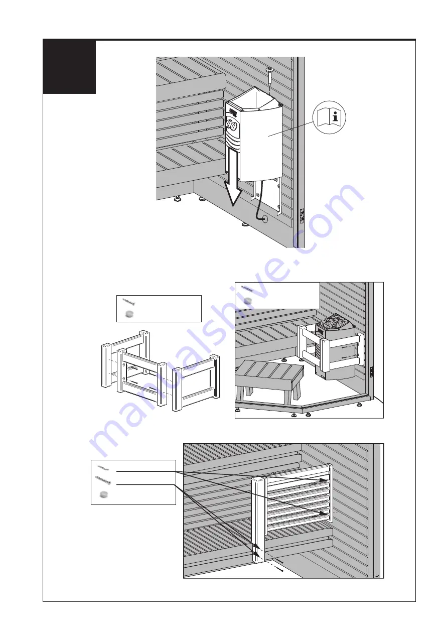 Harvia SIRIUS SC1111 Instructions For Installation And Use Manual Download Page 17